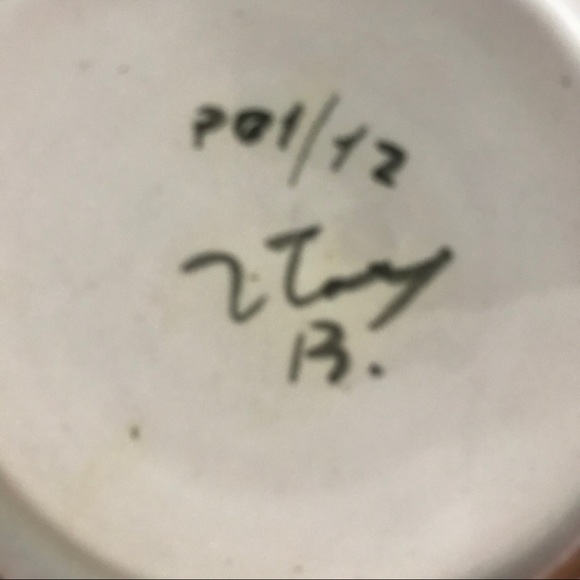 Ceramic Dish, SpoonRest “My House is open to Sunshine, Friends & Guests” - Picture 4 of 6